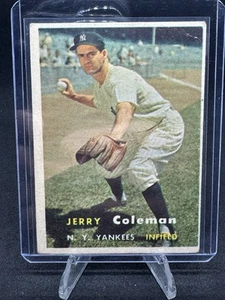 1957 Topps #192 Jerry Coleman Yankees schön! - Bild 1 von 2