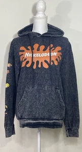 Unisex Nickelodeon dunkelgrau 90er Cartoon Hoodie Sweatshirt Gr. M R10-63 - Bild 1 von 8