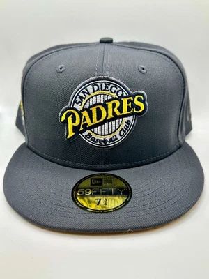 New Era San Diego Padres 1992 All Star Patch 59FIFTY Fitted Hat 7 3/4 - Image 1 of 4