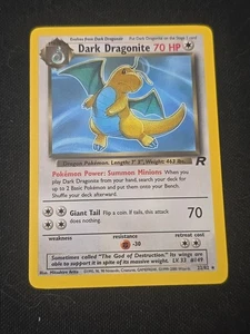 Dark Dragonite 22/82 Team Rocket Regular Black Star Rare WOTC Pokemon TCG LP - Bild 1 von 2