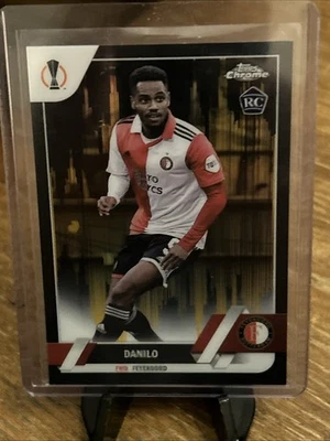 2022 Chrome UEFA Club Competitions Black & Gold Seismic Refractor /30 Danilo #13 - Image 1 of 3