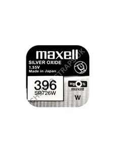 Maxell 396 / SR726W Silver Oxide Watch Battery - Picture 1 of 1