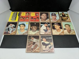 1962 Topps Detroit Tigers Team conjunto parcial (14) Kaline en muy buen estado conjunto constructor - Imagen 1 de 14