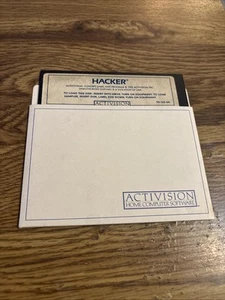 Hacker 1985 TD-125-04, software Activision con sobre 5-1/4" Atari, sin probar - Imagen 1 de 4