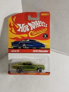 Hot Wheels Classics Serie 1 2005 - 1970 CHEVELLE - Antigelo - #8/25 - H7073 - Foto 1 di 12