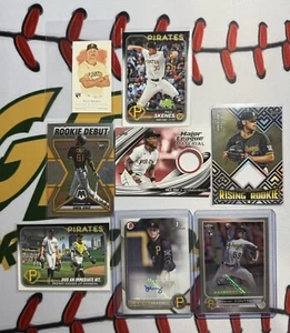 Pittsburgh Pirates Topps 8 Baseball Card Lot, Includes 2 Auto & 2 relics, Skenes - Bild 1 von 2