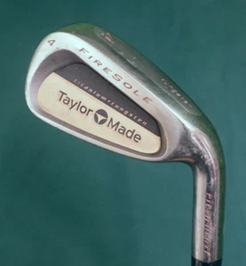 TaylorMade Firesole Tungsten Titanium 4 Iron Stiff Steel Shaft Golf Pride Grip - Picture 1 of 4