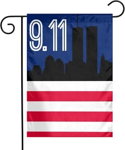 Outdoor 12X18Inch Garden Flag Double Sided 9/11 We Will Remember Decorative Flag - Picture 1 of 4
