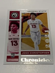 JOSH CHRISTOPHER 2021 Panini Chronicles Draft Picks Base Rookie Card #22 - Picture 1 of 2