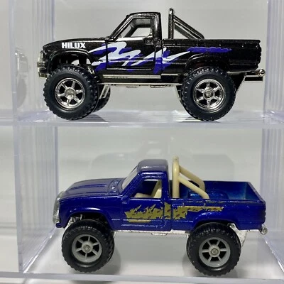 Summer #9803 & Tomy Tomica No 3 Toyota Hilux 4WD 1:64 Diecast Pickup Truck Lot - Image 1 of 4