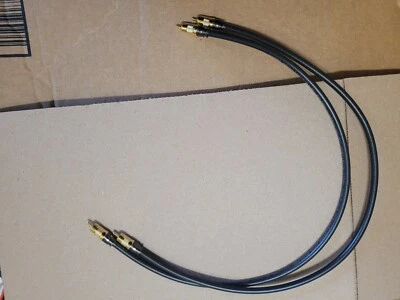 2 ft. long  RG-6 Belden 1694A cable with Liberty Cable RCA compression Connector - Image 1 of 3