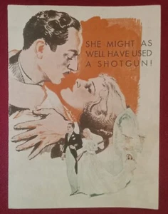 1933 USA Movie Herald "Double Harness" Starring Ann Harding & William Powell. - Picture 1 of 3