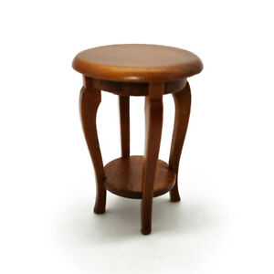 1:12 Dollhouse Little Coffe Tea Table Desk Miniature Round Stool Furniture