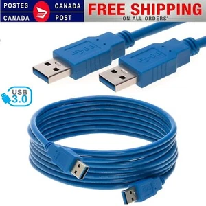 Date Cord Fast Charger Device Sync Type A TO A Male USB Cable 3.0 High Speed - Bild 1 von 11