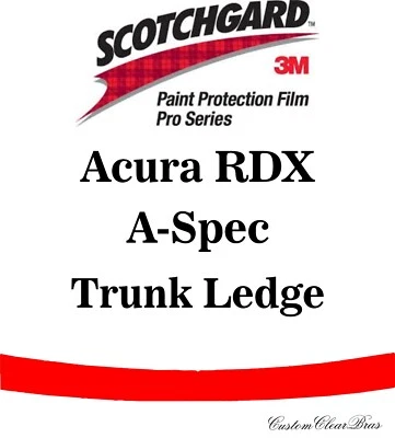 3M Scotchgard Paint Protection Film Pro Series 2022 2023 2024 Acura RDX A-Spec - Image 1 of 3