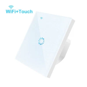 1/2/3 Way eWelink WiFi LED Touch Light Switch EU Plug 1/2/3 Gang for Alexa/APP - Picture 1 of 33