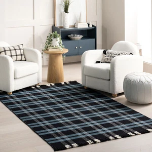 nuLOOM Denton Country Black Indoor Only Accent Rug - Picture 1 of 3