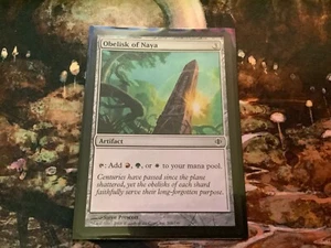 MTG - Magic the Gathering Card - Obelisk of Naya - Artifact- Shards of Alara - Picture 1 of 1
