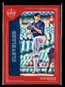 Shane Bieber - 2021 Panini Diamond Kings Framed Red #92 Cleveland Indians - Picture 1 of 2