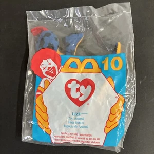 McDonalds Happy Meal 1996 Lizz The Lizard #10 Ty Teenie Beanie Baby Plüsch - Bild 1 von 4