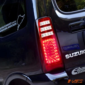 JDM Clear Red LED Tail Lights with LED Indicators for Suzuki Jimny SN 1999-2018 - Bild 1 von 10