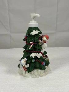 Christmas Tree Soap Dispenser w/ Snowman and Presents - Great Christmas Present! - Picture 1 of 6