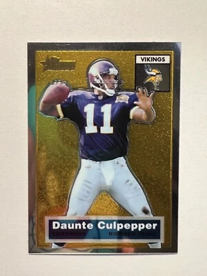 2001 Topps Heritage Retrofractor #23 Daunte Culpepper #'d 389/556 Vikings - Image 1 of 2