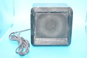Motorola TU324A Loudspeaker for Ham Radio CB Scanner 1960s in Black - Zdjęcie 1 z 4