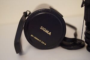 *mint* Sigma 80-200mm f/3.5-4 zoom Konica AR Telephoto Adapt Mirrorless Sony