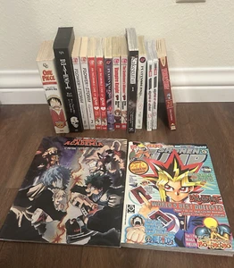 Lot of 16 Manga Graphic Novels English One Piece, My Hero, Death Note, kakegurui - Picture 1 of 9