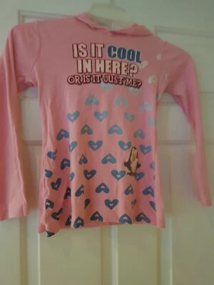 Lote de 2 sudaderas con capucha autoestima niñas talla 10-12. Rosa y verde.  Foto 1 de 4