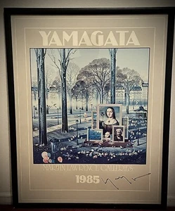 Hiro YAMAGATA Signed Poster Print Martin Lawrence Ltd Edition “Collector” 28x34 - Picture 1 of 4