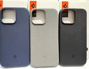 Spigen Case For Apple iPhone 16 15 14 13 12 Pro Max Silicone Magnetic Back Cover - Picture 1 of 29