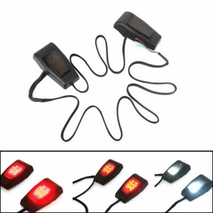 1Pair LED Tail Lights Smoke Brake Reverse Turn Signal For Jeep Wrangler JK 07-17 - Picture 1 of 5