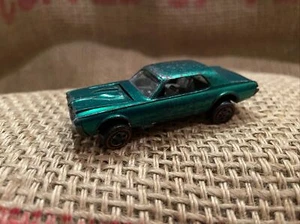 Vintage Hot Wheels Redline 1968 Custom Cougar Green W/ Dark Brown Interior - Picture 1 of 18