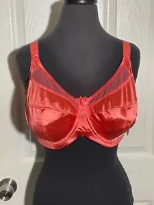 Goddess Keira Banded UW Coral color Bra GD6090COL US Sz 36H NWT - Picture 1 of 7