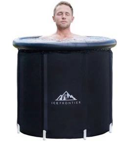 Ice Bath Outdoor Recover Tub by Ice Frontier - 360L Premium Ice Bath Tub & Po... - Picture 1 of 6