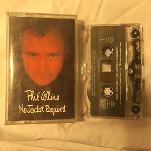 Phil Collins No Jacket Required Cassette Tape 1985 Columbia Tested Free Shipping - Picture 1 of 2