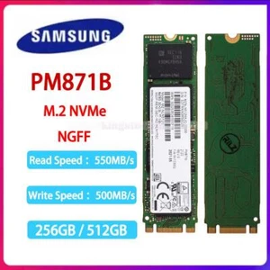 Samsung PM871B 256GB 512GB M.2 2280 NGFF SATA Interne SSD Laufwerk für Laptop PC - Bild 1 von 11