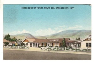 Postal de colección El Ranch-otel Motel Carson City Nevada NV - Imagen 1 de 2