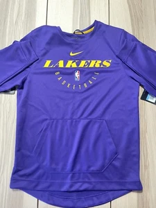 Nike Los Angeles Lakers Authentic Team Issued Warm Up Center Swoosh Crewneck - Bild 1 von 5