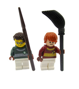 LEGO Harry Potter Lot of 2 Quidditch Minifigures Green Maroon Red Hair