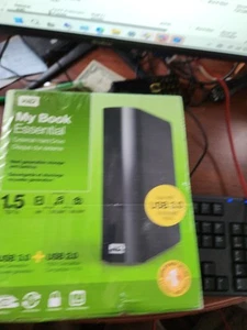 New Western Digital WD Portable My Book Essential 1.5TB USB 3.0 External HDD - Picture 1 of 4