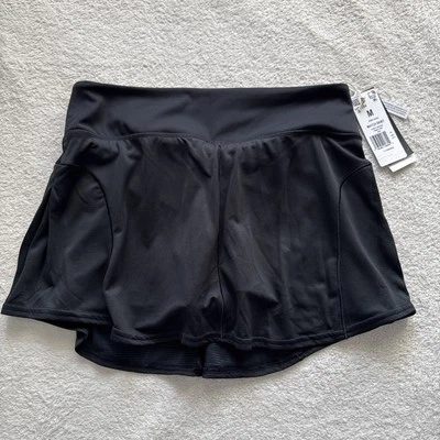 NWT adidas Women's Medium Core Gameset Match Skirt Skort Black Tennis Pickleball - Image 1 of 4