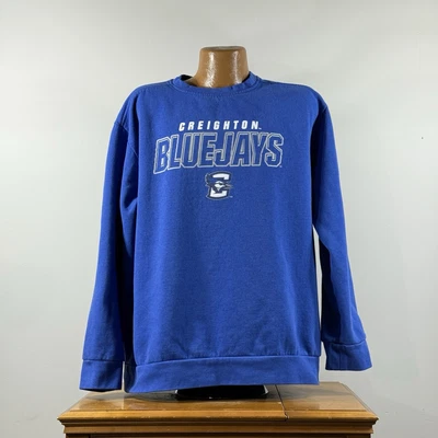 Sudadera Creighton Bluejays Champion polar cuello redondo para hombre talla XL azul Foto 1 de 4