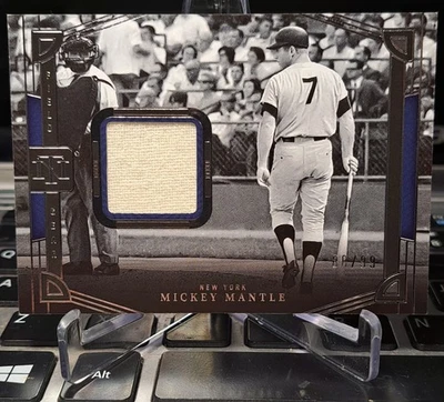 Parche propiedad de National Treasures 2023 #FG-MM MICKEY MANTLE EQUIPO DE CAMPO/99 Foto 1 de 2