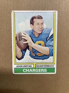 1974 Topps Football #150 - Johnny Unitas (Lower Grade) - Picture 1 of 2
