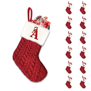 A-Z Weihnachtsstrumpf Weihnachtsmann Süßigkeiten Geschenktüte hängende Dekor DE - Bild 1 von 50