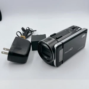JVC Everio GZ-G5-B Camcorder 10x Zoom CMOS Battery AC Adapter Used - Picture 1 of 13