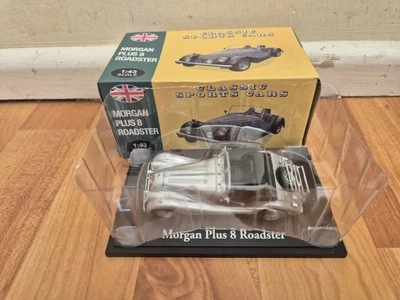Corgi Atlas Editions 1/43 Morgan Plus 8 Roadster Diecast Classic Sports Car - Immagine 1 di 4